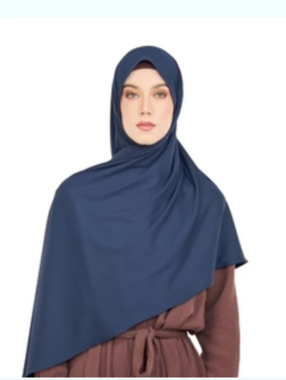 Classic Navy Magnetic Hijab